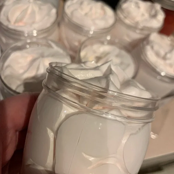 Berries n Cream Whipped Body Butter Bath / foot Salts Soak Set Smells Delicious